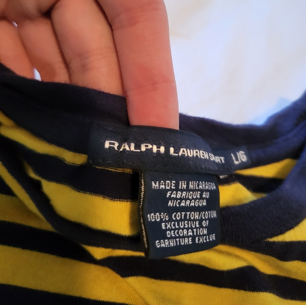 Womens Vintage Ralph Lauren rugby top fits like small - Picture 5 of 5